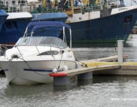 Top Marine Fortøjningsfinger ved Haapsalu Westmer Marina, Estland – Skræddersyet og robust løsning til sikker bådophængning med høj kundetilfredshed.
