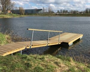 ECO badebro fra Top Marine ved Det Estiske Nationalmuseum.