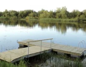 ECO landgangsbro fra Top Marine ved Siili-området.