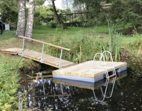 ECO badebro fra Top Marine ved Voika-området.