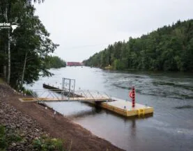 Heavy duty pontoner og landgangsbroer ved Voikka fra Top Marine